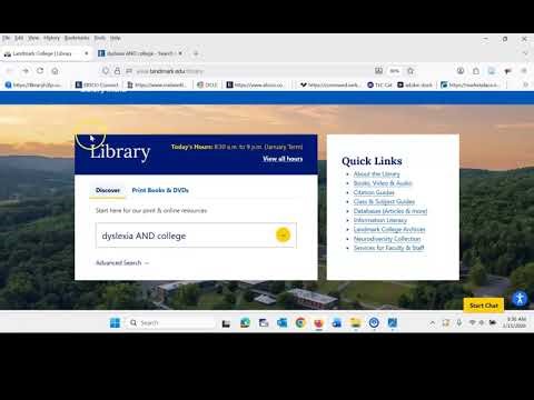 Choosing, Accessing and Using Databases