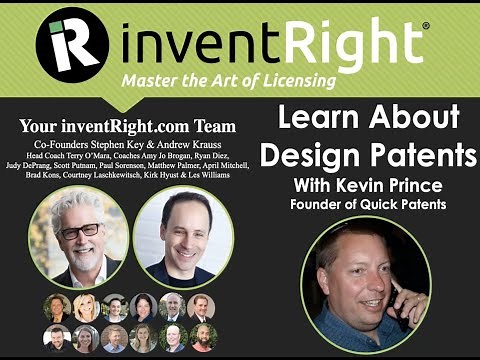 Learn About Design Patents with Kevin Prince, Founder of Quick Patents