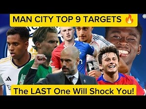 Top 9 Manchester City January Transfer Targets 2026 The Last One Will Shock You! 😱 Sports Pulse
