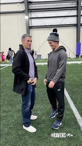 Ravens kickers!! Tyler Loop meets Matt Stover
