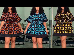 How to Cut & Sew a Bubu/Kaftan Dress with Drawstring Waist | Beginner-Friendly Tutorial for Business