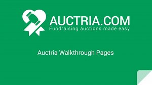 Auctria's User Guide Walkthoroughs