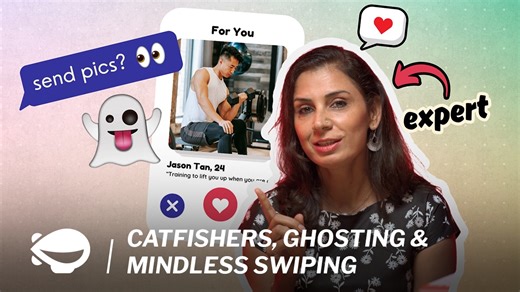 37K views · 38 reactions | Catfishers, ghosting and mindless swiping – these are just some reasons why users are getting tired of dating apps. Is this the end of an era, or can we still find love in a hopeless place? | Mothership | Facebook