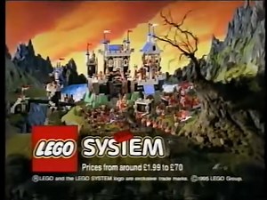 We go back to 1995. Here is a commercial from the Castle series, promoting the then-new Royal Knight’s Castle (6090). The set consists of 712 pieces and includes 11 minifigures. From the very first seconds we see the castle being attacked by the Dragon Knights. Racing wagons charge toward it, while infantry tries to break in by placing ladders against the walls. A skeleton emerges from its hiding place, and suddenly the wizard Majisto appears. However, he falls into a trap - the floor collapses 