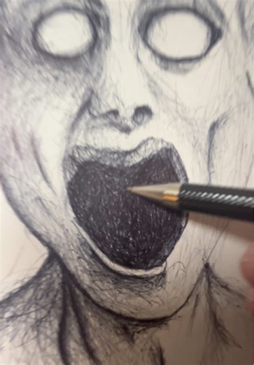 Agony: Captivating Horror Art Drawings