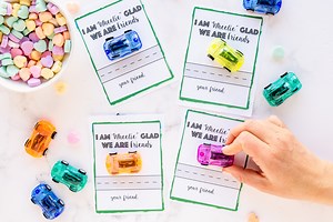 Race Car Valentine Printable