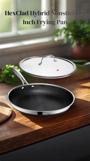 HexClad Hybrid Nonstick 12 Inch Frying Pan