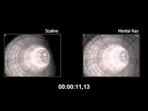 3D: Scanline VS Mental Ray rendering engine comparison