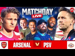 Arsenal 4-0 PSV | Champions League | Match Day Live