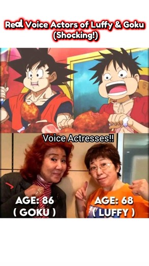 Real Voice Actors of Luffy & Goku (Shocking!)
