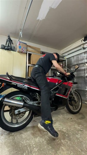 Yamaha RD 350 F2 YPVS. First start 2026.