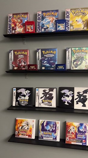 Pokémon Collector Shares Memory Wall of Games and Systems