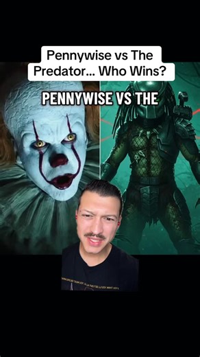 Dom Penna | Pennywise vs The Predator… who wins? #pennywise #itwelcometoderry #welcometoderry #predatorbadlands #yautja | Instagram