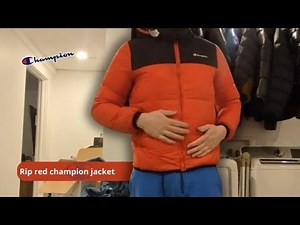 Rip red champion jacket