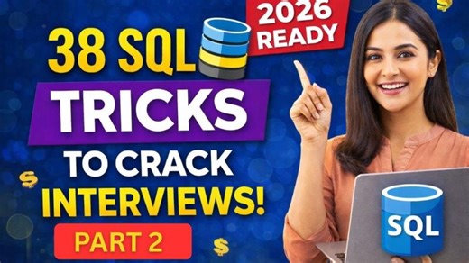 38 SQL Interview Questions Tricks Part 2 | Crack Data Analyst Interviews in 2026 🚀 | Techknitia