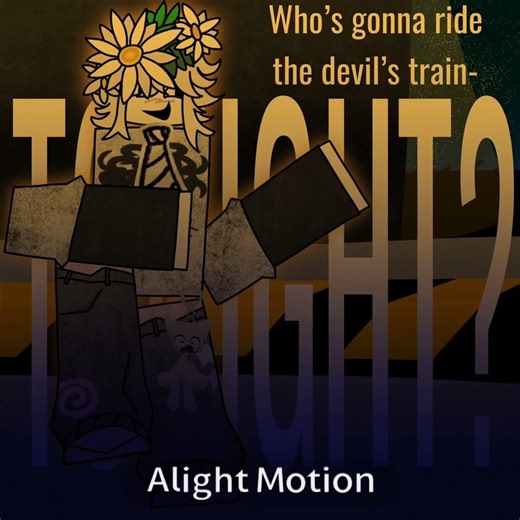 Devil’s Train | Feat. P3RS0N II | #roblox #ibispaintx #alightmotion #art #tweening #animation #train