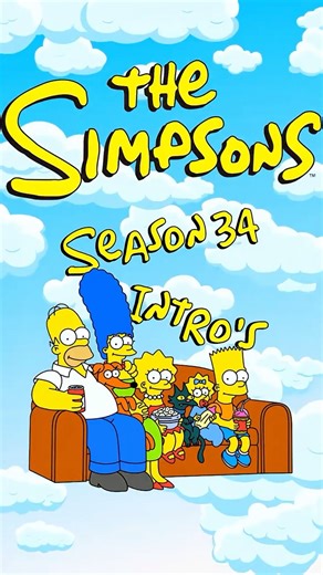 The 5 Best Season 34 Intros #simpsons #shorts