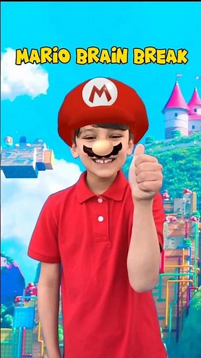 SUPER MARIO 🍄 | BRAIN BREAK 🤯 #mario #brainbreak #kids