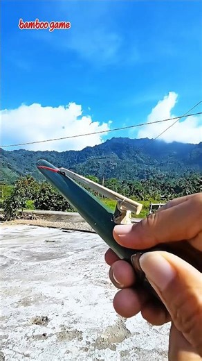 Simple arrow tutorial in bamboo game 🏹🤩#bamboo #Handycrafts #Arrow #slingshot #short #craft #Art