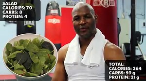 What does Bernard Hopkins eat in a day?