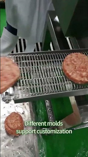 🍔Automatic Hamburger Patty Forming Machine | Pro Burger Production#burgerpatty #burgerfactory