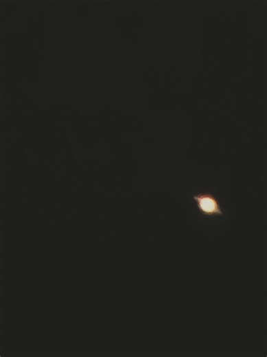 Seeing Saturn for the First Time Through a Telescope