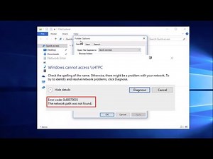 Fix Error Code 0x80070035 - The Network Path Was Not Found