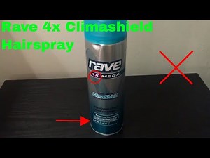 ✅ How To Use Rave 4x Climashield Hairspray Review