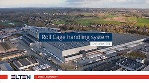 Advanced Roll Cage Handling Systems by Elten Logistic Systems for an leading food retail group in Belgium