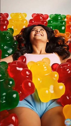 Luxury Dream Aesthetic | Woman on a Pearlescent Soft Sphere Bed ✨🌙