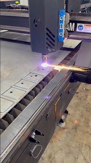 Multicam 3000 Series w/ HyperTherm XPR 170 HD plasma cutting table #plasmacut #cncplasma #hypertherm