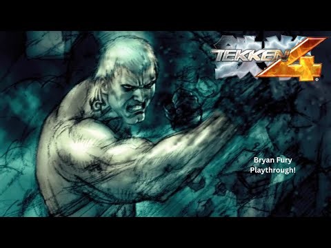 Tekken 4 PS2 Bryan Fury Playthrough