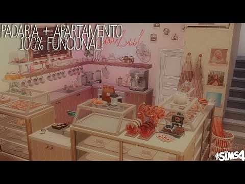 padaria funcional + apartamento no the sims 4 🥐┊ diários de um save file .01