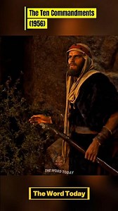 Moses Hears the Voice of God | The Ten Commandments (1956) #viral #shorts #fyp #movie