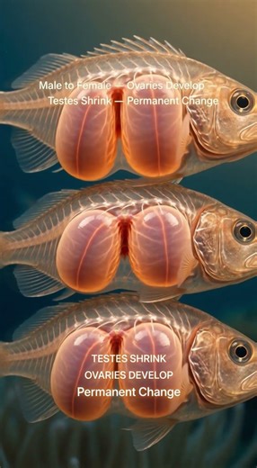 crown Clownfish apna gender change kar sakti hai — male se female —