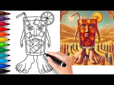 HOW TO DRAW BRR ES TEH PATIPUM | Italian Brainrot Animals - step by step, easy and fast