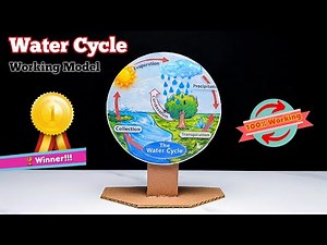 This REAL Water Cycle Working Model Won 1st Prize! 🌧️🏆 | School Science Project
