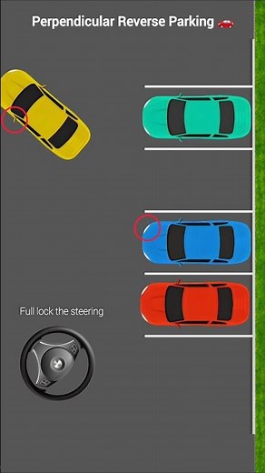 Perpendicular Reverse Parking Made Easy 🚗
