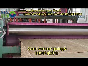 plywood production line plywood making process