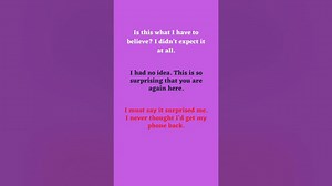 Different Ways of Expressing Surprise Part 8