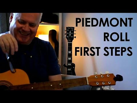 Intro to Piedmont Roll Blues Guitar Technique Fingerstyle Fingerpicking