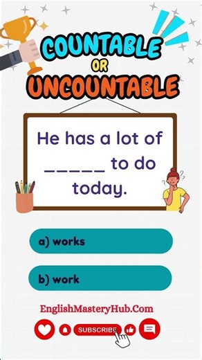 Countable vs Uncountable Nouns: Which One Should You Use? 🧠✨