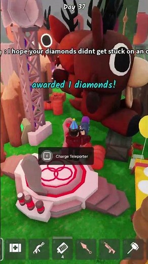 I'll show you how to collect diamonds in 99 Nights 5