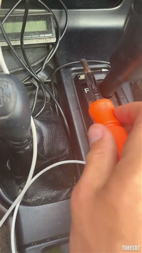 How to Manually Release the SHIFT LOCK on 1997 Toyota 4Runner. Automatic. Move car when battery dead