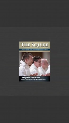 The fall 2025 edition of The Squire magazine is hitting mailboxes this week! 📖 Read the e-edition at issuu.com/delonecatholic/docs/the_squire_vol_8._fall_2025. 📬 Let us know your subscription preferences at bit.ly/TheSquireMagazine. #SquireStrong #EarnYourArmor #AsDoeroftheWord | Delone Catholic High School