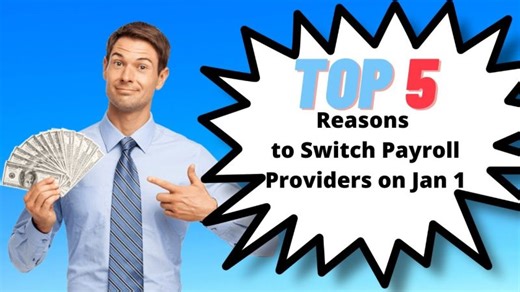 Top 5 Reasons to Switch Payroll Providers January 1st | GetPayroll