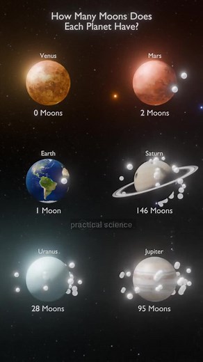 Planets🌏 And Moons 🌕 #solarsystem #spacevideos #spaceexploration #moons #cosmos #astronomy #spacefacts #sciencefacts #spacescience | Mr science tamil