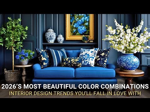2026’s Most Beautiful Color Combinations Interior Design Trends You’ll Fall in Love With