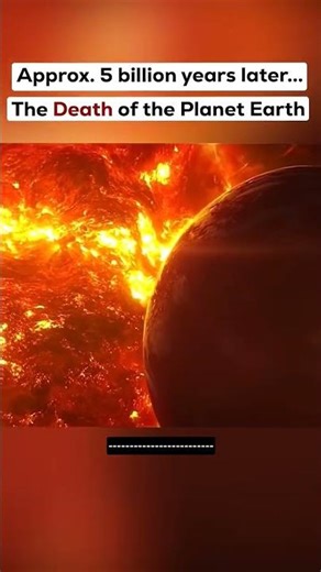 The Red Giant Vs. The Earth in 5 Billion Years☀️ 🌏