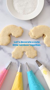 5.8K views · 72 reactions | A fun rainbow tutorial for you! 勺冀☁️ Obviously, you can include more colors! This is an easier approach! And that’s usually my vibe. Always buttercream. | Goodies - Sweets & Treats | Facebook